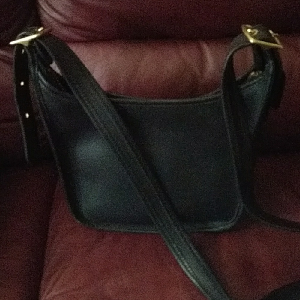 Coach all leather purse and wallet authentic